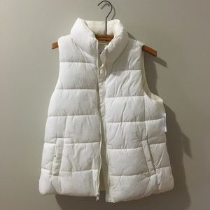 BRAND NEW White Puffer Vest